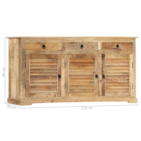 Rustika Rowe -  Side Cabinet 170x38x80 cm Solid Mango Wood